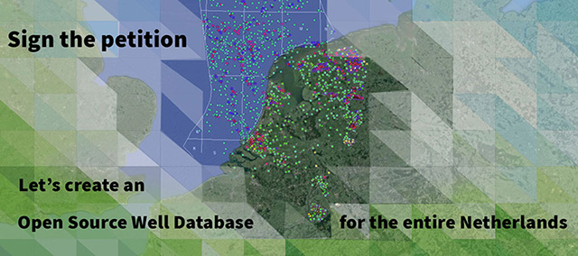 Petition to support the creation of a comprehensive, consistent, open-source well database, for the entirety of The Netherlands